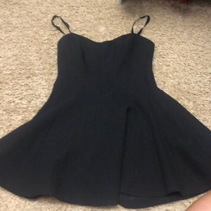 Black mini party dress